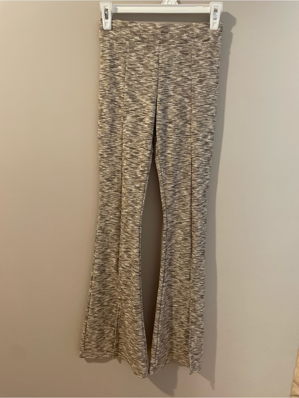 Altar'd State Neutral Space-Dyed Bootcut Pants